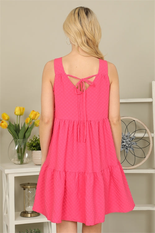 Betty Hot Pink Mini Dress